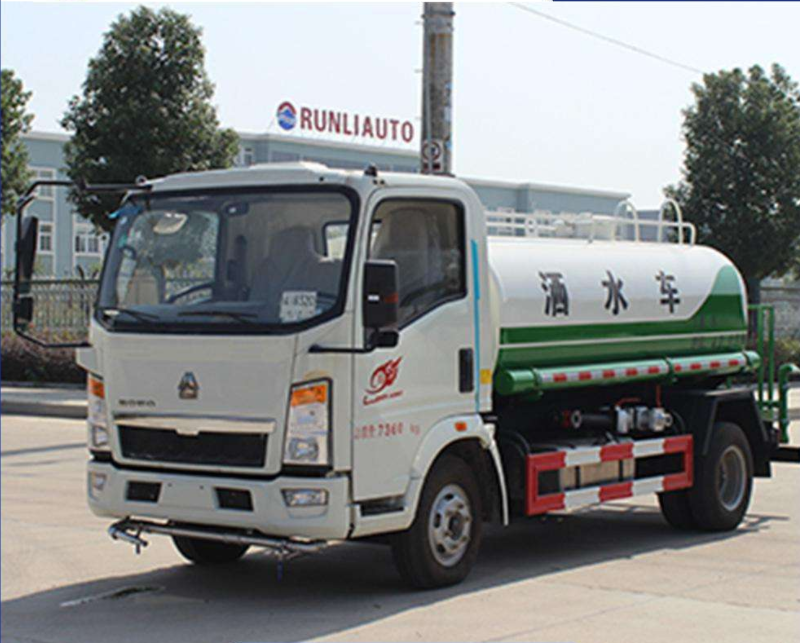 重汽5噸灑水車前左面圖 重汽5噸灑水車前左面圖