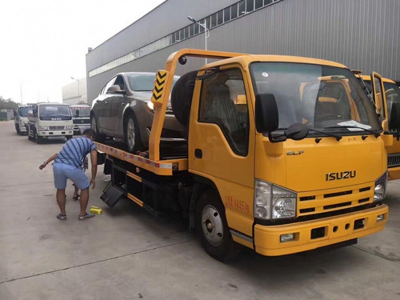 慶鈴五十鈴藍牌平板清障車