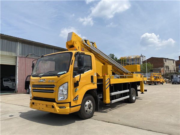國六江鈴22米直臂高空作業(yè)車已發(fā)往云南吳總