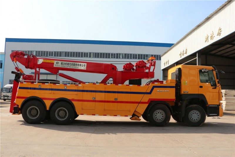 重汽豪沃前四后八一托一清障車 正側(cè)圖 重汽豪沃前四后八一托一清障車 正側(cè)圖