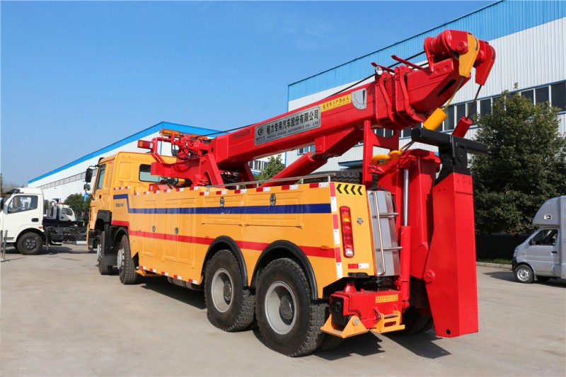 重汽豪沃前四后八一托一清障車 后側(cè)圖 重汽豪沃前四后八一托一清障車 后側(cè)圖