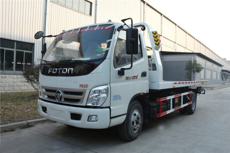 福田奧鈴一拖二清障車 前側圖 福田奧鈴一拖二清障車 前側圖