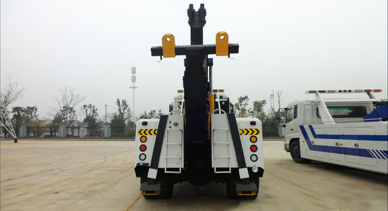 陜汽單橋托吊聯體清障車 正后圖 陜汽單橋托吊聯體清障車 正后圖